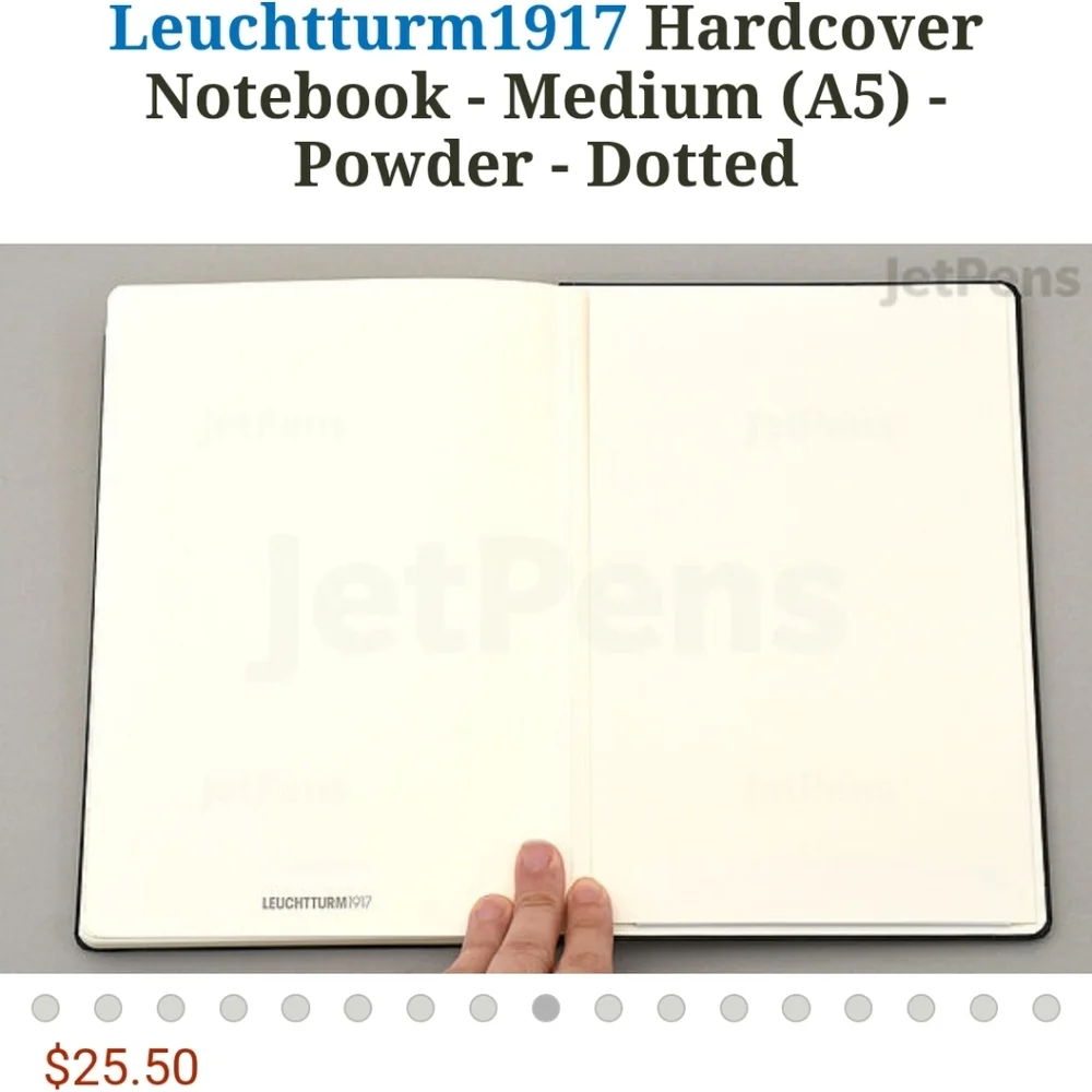 ❤️BUY 5 GET 3 FREE Notebook Medium (A5) Hardcover, 251 numbered pages, dotted